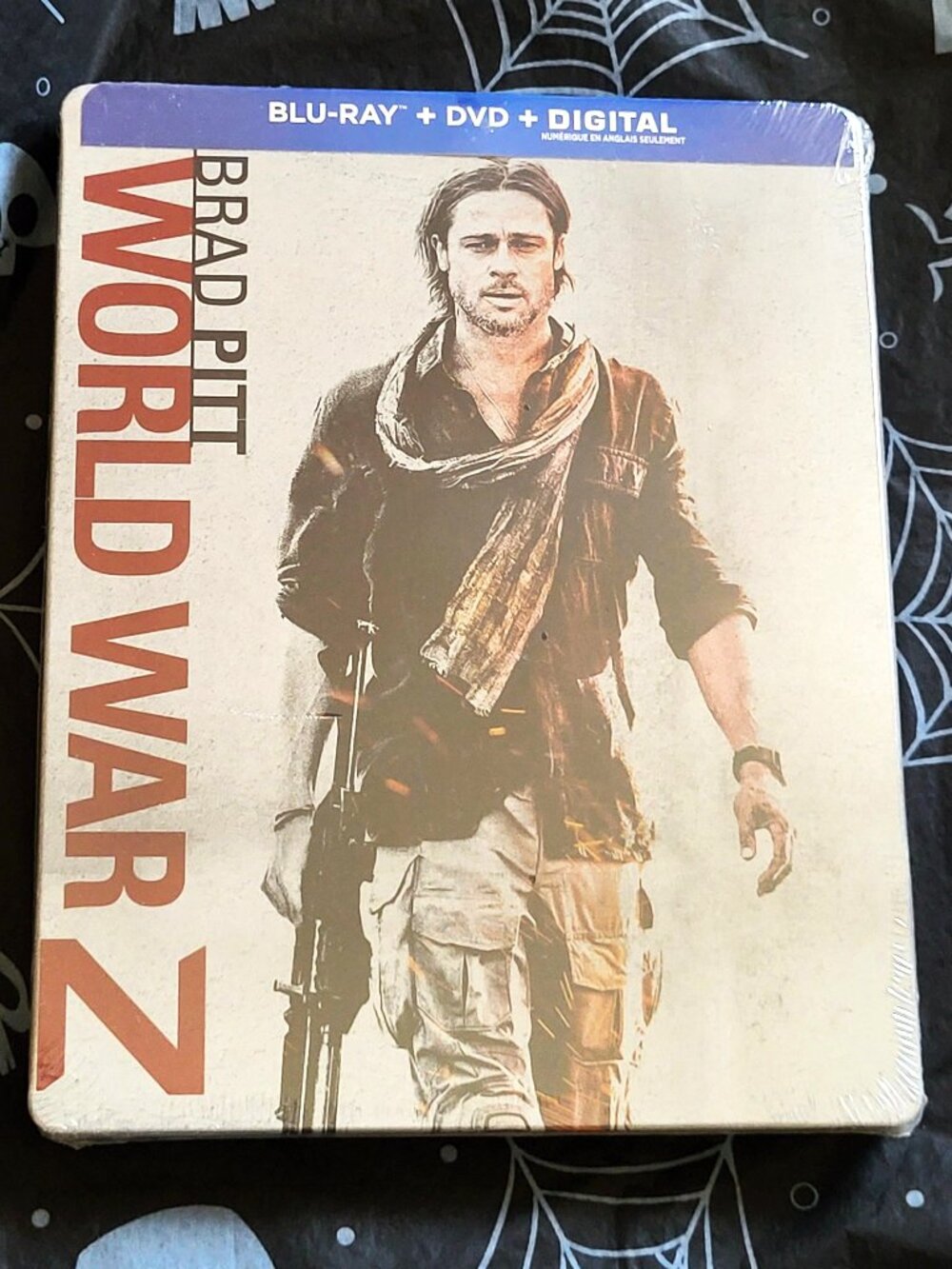*NEW* WORLD WAR Z Limited Edition Blu-ray + DVD Steelbook Brad Pitt